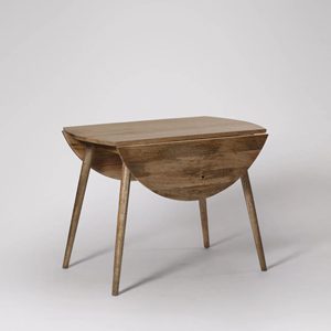 Elegant Mango Wood <b>Round</b> <b>Dining</b> <b>Table</b> 4 Seater Solid Hardwood Durable <b>Dining</b> Furniture for Kitchen <b>Dining</b> Room Restaurant - Product Image 2