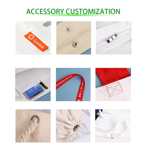Borsa Tote in Tela di Cotone 100% Ecologica di Alta Qualità con Manico in Corda, Servizio OEM per Signore - Product Image 5