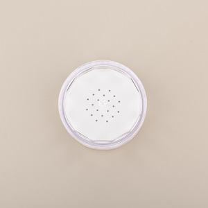 Estuche transparente para polvos sueltos con malla para recargar polvos fijadores, para todo tipo de piel, envase cosmético - Product Image 2