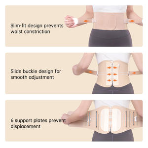 Cinturón de Soporte Lumbar Ajustable de Liberación Rápida, Elástico, Delgado, con Hebilla Deslizante, para Hombre/Mujer, Uso Diario - Product Image 4