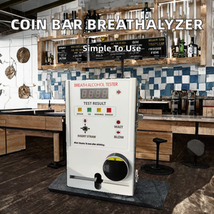 AT319 Wand montierter Atem alkohol <span class=keywords><strong>tester</strong></span> Münz-/Karten zahlungs system analysator zur Alkohol erkennung - Product Image 2