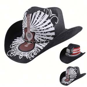 Sombrero Vaquero Clásico Ecológico con Ala Moldeable para Adultos, Unisex, para Viajes y Actividades al Aire Libre, para las Cuatro Estaciones - Product Image 2