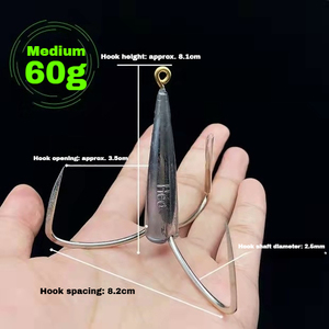 ตะ<span class=keywords><strong>ขอ</strong></span>เบ็ดตกปลาแบบมีน้ำหนักสำหรับมืออาชีพ 40 กรัม-150 กรัม |   ตะ<span class=keywords><strong>ขอ</strong></span>เกี่ยวทรงกรวยแบบกันน้ำได้ต่ำ - Product Image 6