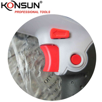 Perceuse à percussion électrique portable KONSUN 280W, mandrin sans clé 10 mm, vitesse variable, réversible, pour projets de bricolage à domicile, petits travaux, OEM