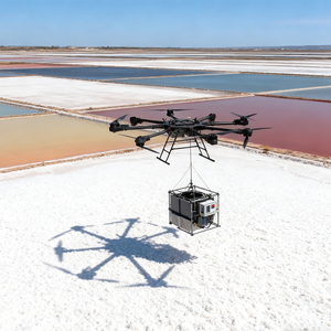 Drone lourd à 8 axes avec charge utile de 150 kg, QD-ZF-8-150DS, autonomie de 70 minutes, vitesse de 19 m/s, IP65, moteur sans balais à 8 niveaux de vent, télécommande 4K UHD - Product Image 2