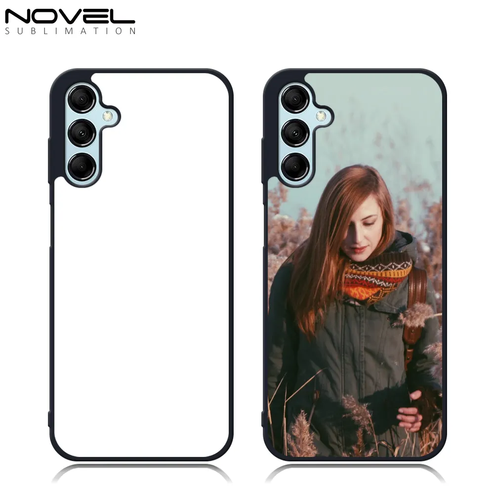 Diy Personalizado Em Branco 2D TPU Sublimação Mobile Phone Casos Capa com Inserção De Alumínio para Samsung M14 M33 M53 M54