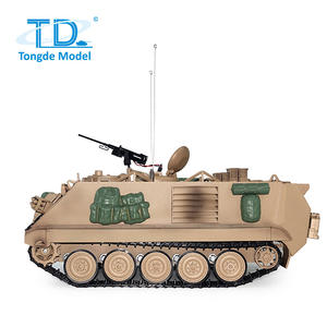 Nouveau réservoir RC de transport de troupes blindé en métal à l'échelle M113A2 1/16 avec piles de télécommande 2.4G incluses - Product Image 4