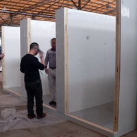 Fabrication sur mesure directe d'usine, chambre froide commerciale à 3 compartiments et 3 portes