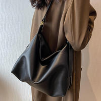 Nouveau Sac Fourre-tout Rétro Souple et Oversize pour Femme Hiver 2026 – Sac à Bandoulière Personnalisé en Usine pour le Travail et les Courts Séjours en Week-end