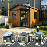 Maison conteneur extensible de luxe de 20 pieds en gros, 2 chambres, pour bureaux de projets et dortoirs du personnel
