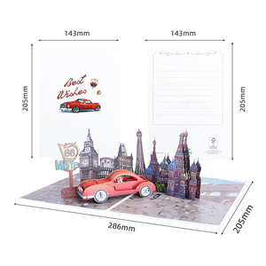 Winpsheng Manufacturers Custom <strong>Design</strong> Luxury Car Happy Anniversary <strong>Valentines</strong> Day 3d Pop up <strong>Cards</strong>
