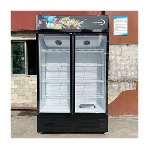 Réfrigérateur vertical commercial, <span class=keywords><strong>vitrine</strong></span>, température unique, ventilateur, réfrigérateur vertical mince, porte en verre pour la présentation de boissons - Product Image 6