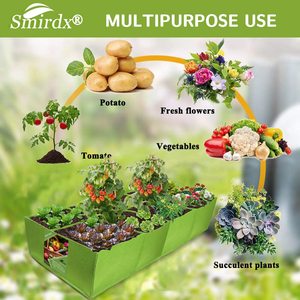 Giardinaggio Non tessuto Grow Bed vasi in tessuto tessuto Living Soil rialzato orto letto da giardino - Product Image 6