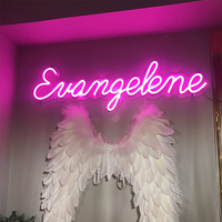 Dropshipping Lettre lumineuse LED en acrylique, enseigne néon RVB, logo personnalisé, magasin d'entreprise, salon, boutique, décoration murale extérieure, anniversaire, parc