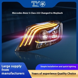 2014-2018 W222 Retrofitted <b>Headlights</b> Geometric Multi-Beam <b>Led</b> Day Running Light Flow Turn Signal W222 <b>Led</b> <b>Headlights</b> 2014-2018 - Product Image 3