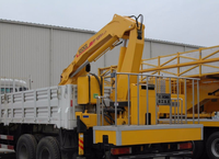 Grue montée sur camion 4x6 5 tonnes SQ5ZK2Q SQ5ZK3Q 25 m Grue mobile à flèche articulée hydraulique