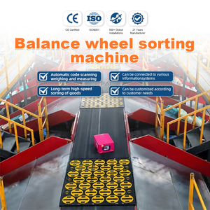 Sistema de Clasificación de Paquetes con Ruedas de Equilibrio <span class=keywords><strong>Senad</strong></span>, Totalmente Inteligente, Automático, Giratorio, con Línea de Emparejamiento Inclinada y Transportador de Clasificación - Product Image 1