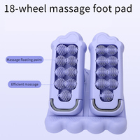 Masseur de pieds à 18 rouleaux avec étirements de mollet et soulagement de la voûte plantaire réglables à 12 niveaux