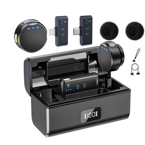 Lavalier <b>Wireless</b> <b>Microphone</b> Professional-grade Live Streaming Recording Device with Noise Reduction for Short Video Production - Product Image 5