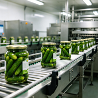 Turnkey-oplossing voor de productielijn van champignons, komkommers en ingelegde groenten (was-, ontziltings- en snijlijn)