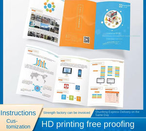 كتالوج منتجات مخصص بألوان مطبوعة بالختم الساخن وفيلم الأشعة فوق البنفسجية، طباعة كتيبات على ورق كرافت مع تصميم مجاني للدعاية والإعلان - Product Image 3