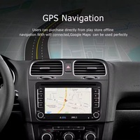 7 Zoll Touchscreen Android Autoradio Stereo Audio GPS-Navigation DVD-Player für VW Polo Golf Passat Jetta Tiguan Touran