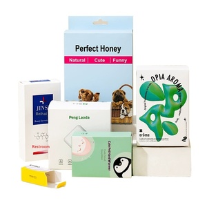 Cajas de regalo cosméticas de cartón blanco personalizadas, embalaje plegable en blanco con impresión de logotipo para lotes pequeños - Product Image 4
