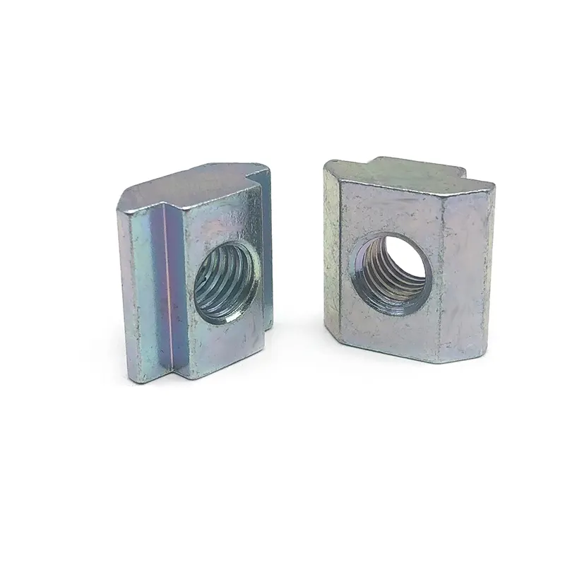 China manufacturer m4 m3 m5 m8 m10 aluminum stainless steel profile block slot t nut drop roll sliding t nuts