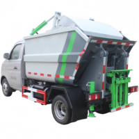 Camion à benne basculante manuel 4x2 à bras de levage pour la collecte et le transport des déchets municipaux