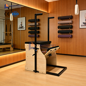 Silla de Yoga de Madera de Arce con Asa de Aluminio para Ejercicios Musculares, Silla Wunda, Máquina de Pilates, Reformer de Pilates - Product Image 5
