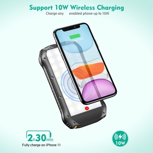 Banque d'alimentation sans fil 26800mAh Chargeur sans fil 20w Charge rapide Type-C pour iPad pour smartphone avec lumière LED - Product Image 6
