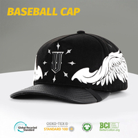 Casquettes de baseball 5 panneaux en daim sportif personnalisées avec strass, logo brodé Son of God, intérieur satiné, BAEZ G5 Gorra Shifu