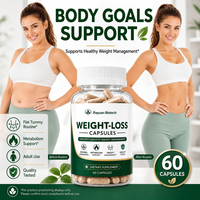 Vente en gros de capsules amincissantes et beauté à haute puissance, véganes, 60 unités, pour adultes
