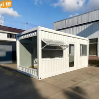 Maisons conteneurs préfabriquées compactes avec isolation élevée, magasins conteneurs, fournisseur de solutions modulaires modernes