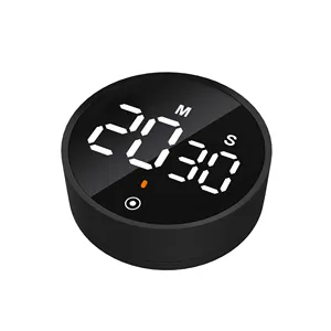 LED Digital Timer Manual Contagem Regressiva Rotary Mecânica Cooking Timer Cooking Shower Study Stopwatch Temporizador de cozinha magnético