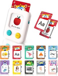 248 <span class=keywords><strong>mots</strong></span> de vue bleu parlant Flash cartes Flash thérapie Flash jouets tout-petits 2-4 ABC apprentissage maternelle garçons filles jouets éducatifs - Product Image 2