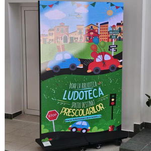 Usine P1.86 couleur étanche à distance Cloud contrôle WIFI publicité LED affichage <span class=keywords><strong>PSoter</strong></span> Anticollision sol debout GOB - Product Image 2