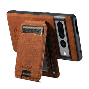 Funda Protectora para Teléfono con Soporte Magnético y Textura de Piel Sintética PU, Compatible con la Serie <span class=keywords><strong>Pixel</strong></span> 11/10/9/8/7/6 - Product Image 5
