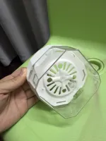 Pot de fleurs transparent auto-arrosant respirant pour bulbes, idéal pour la culture hydroponique de tulipes, lys et jacinthes