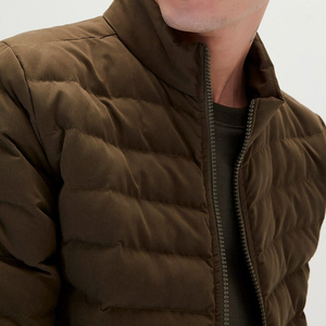 Veste d'hiver matelassée sur mesure pour homme, fermeture éclair, dernières tendances, haute qualité, prix de gros - Product Image 5