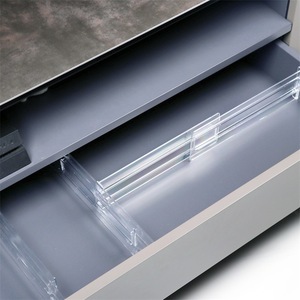 Transparent Gray Drawer Divider Expandable Rectangular Clothing Organizer <b>For</b> Bedroom <b>Makeup</b> Desktop <b>Storage</b> - Product Image 4