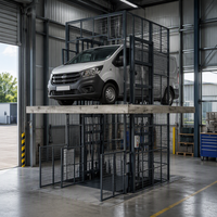 Plateforme élévatrice hydraulique, élévateur de voiture, élévateur de marchandises, taille personnalisée disponible