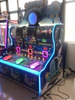 Machine de jeu de rachat de chute de balle à jetons simulateur de jeu pour enfants Machine de jeu de tir de divertissement tir de balle pour enfants