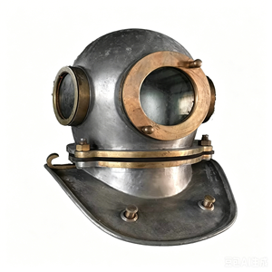 <span class=keywords><strong>Casque</strong></span> de plongée intégral en laiton TF3 à 3 boulons, étanche, style ancien, robuste, professionnel, pour la récupération sous-marine et les travaux d'ingénierie, pour adultes - Product Image 2