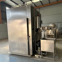 Machine à fumer électrique en acier inoxydable pour viande, saucisses, poisson, poulet avec contrôle de la température