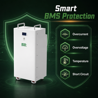 Pack de batteries solaires hybrides empilables LiFePO4 16S1P 15KWH 51.2V 300Ah JREPower avec BMS AC 10-20Kw ESS