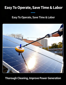 The Handheld Single-head Disc Photovoltaic <b>Electric</b> Cleaning Machine Is Extendable for Thorough Cleaning - Product Image 3