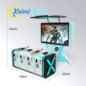 KAIMI Arcade Racing Game Online Gunfight VR Room Simulator Machine Amusement Park Dispositif à pièces VR Theme Park Plastic - Product Image 4