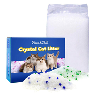 Sable pour chat en gel de silice personnalisé à marque privée, granulométrie 1-8 mm, sans parfum, sans fragrance, pour chats seniors, prix compétitif