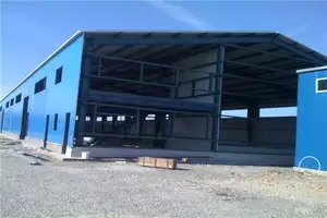 Estructura De acero para taller Prefabricada, estructura De Metal para Casa Prefabricada, portátil, almacén, cobertizo De almacenamiento